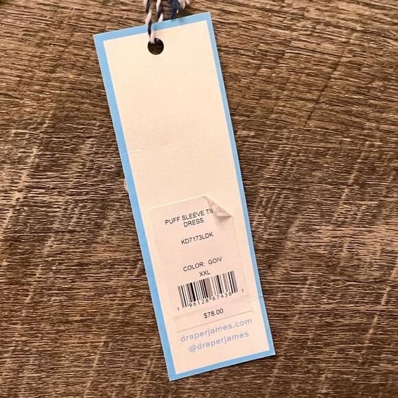 Draper James RSVP Tiered Skater Dress-XXL - Picture 7 of 8